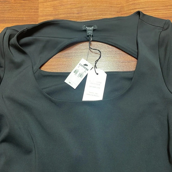 New! Express Body Contour black dress size Med - Picture 7 of 8